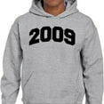 thumbnail image 2 of 2009 College Style Hoodie Sweatshirt Unisex Medium Grey, 2 of 5