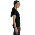 thumbnail image 4 of Hanes Ladies' 4.5 oz., 100% Ringspun Cotton nano-T T-Shirt - SL04, 4 of 5