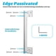 thumbnail image 3 of 2 Pcs Door Latch Guard Plate Outswing Angle Latch Protector Door Latch Cover Latch Shield L Shaped S, 3 of 5