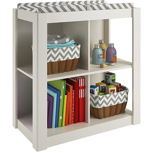 changing table with cubbies