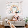 thumbnail image 3 of Brythos Tapestry for Bedroom,Portable Foldable Design Wall Tapestry,Durable and Long-Lasting Texture Tapestry Wall Hanging,White,60"X80", 3 of 5