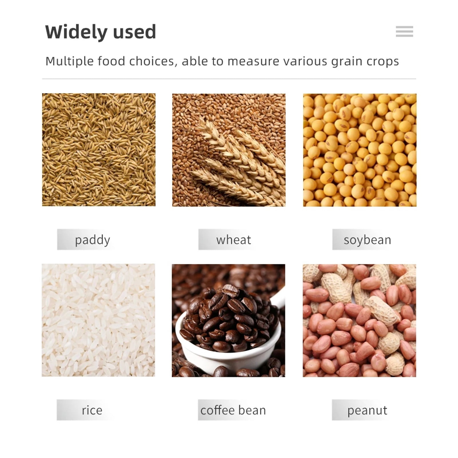 PRO Cup Type Grain Moisture Meter For 25 Kinds Grains Humidity Tester Corn Wheat Rice Coffee Bean Peanut Seed Hygrometer