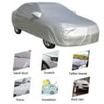 thumbnail image 6 of Vislone Vislone Universal Full Car Cover Outdoor Indoor Protection Sunscreen Heat Protection Dustproof Scratch-Resistant Sedan Suit M-XXL, 6 of 7