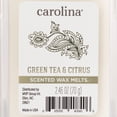 thumbnail image 5 of Carolina Candle Green Tea & Citrus 2.46 oz Wax Melt, Aromatherapy, 6 Cube, White, 5 of 5