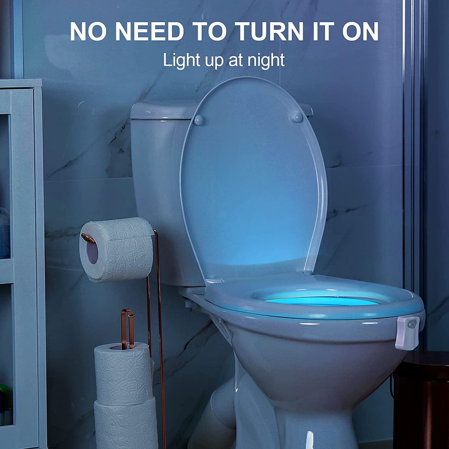 Utilitech White Toilet Seat Night Light in the Toilet Hardware &  Accessories department at