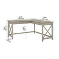thumbnail image 4 of Bush Furniture Key West 60W L Shaped Desk in Washed Gray - Engineered Wood, 4 of 7