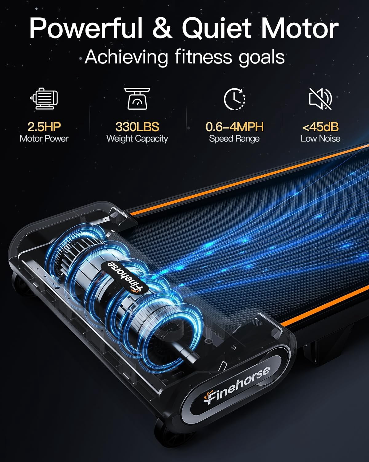 AKLUER 13% Max Auto Incline Walking Pad Treadmill, 6-Level Walking Desk with Remote Control, LED Display, 330Lbs Capacity, for Holiday gift