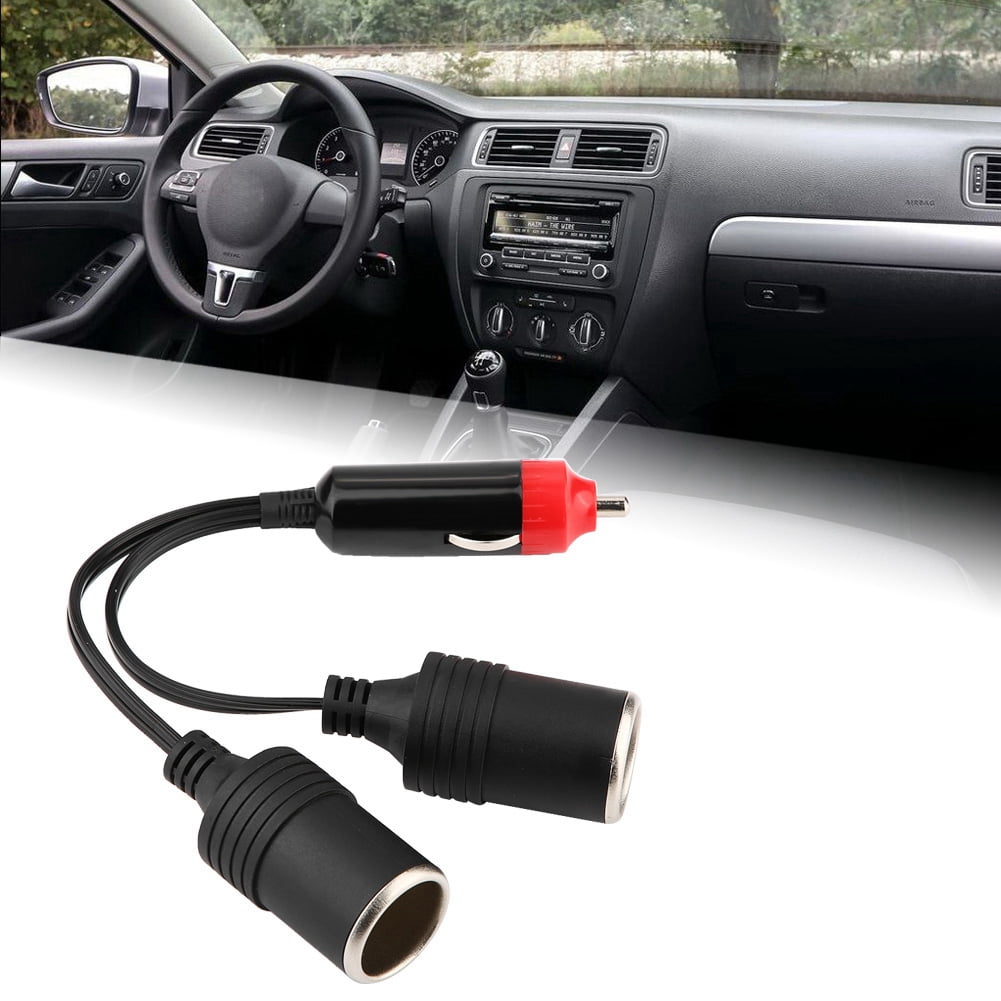 Car Charger Adapter, 2 Way 80W Durable Car  Lighter Splitter Professional  For Truck For RV For SUV For Car