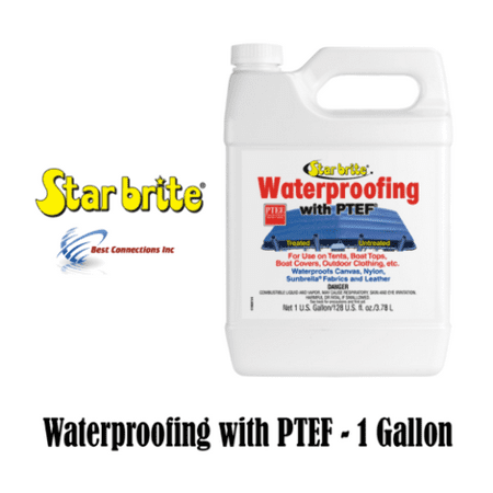 Star Brite 81900 Fabric Waterproofing w/ PTEF 1 Gallon Tent Boat Top (Best Paint Protection For New Cars)
