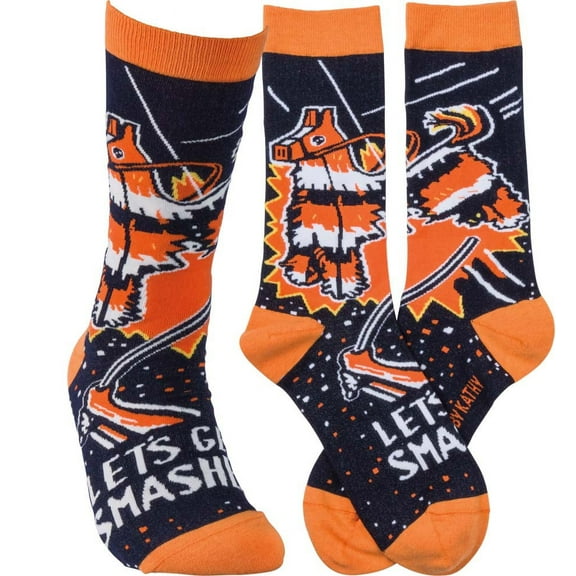 Primitives by Kathy Unisex Socks - Let's Get Smashed Pinata