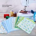 thumbnail image 4 of Noref DIY Cloth,25x25cm 14Pcs Lovely Printed Flower Dot Pattern Cotton Cloth Fabric Assortment Kit Sewing DIY,Cotton Cloth, 4 of 8