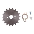 thumbnail image 2 of 420 Ptos de Rueda Dentera de Piñón para Moto de 110 Cc / 125 Cc, Φ 20 Mm / 17 Mm Seleccionable 420-18T-17mm Macarena Piñón del motor, 2 of 7