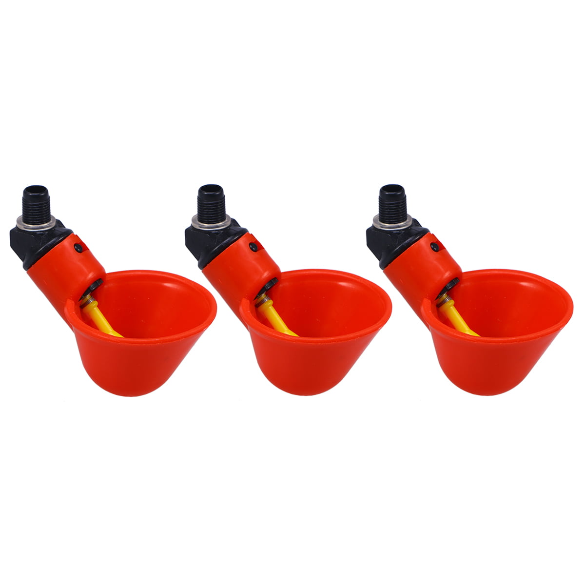 Details about   4pcs Poultry Drinking Cup Feeders Chicken Plastic Automatic Drinking Fountains 