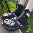 thumbnail image 1 of Zuecos bonitos de Hello Kitty Kuromi, sandalias de moda Kawaii de verano Y2K, zapatos planos de Anime Sanrio, zapatilla, regalo de cumpleaños para niñas 2023, 1 of 6