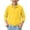 Yellow, variant on Children 3/4 Sleeve T-Shirt Lapel Collared Button Placket Breathable Pullover Tops for Kids School Sports Daily Wear 14-15Y
