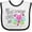 White and Black, variant on Inktastic My Great Grandma Loves Me Cute Dragonfly Boys or Girls Baby Bib