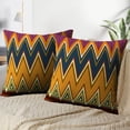 thumbnail image 3 of LALILO Throw Pillow Covers Chevron Angle Chevron Clothing Computer Cushion Cover 18" x 18", 2 Pack, 3 of 6
