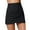 Black, variant on kamemir Baleaf Boyshort Swim Bottoms, Women's(Navy,L)