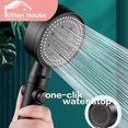 thumbnail image 2 of Multi-function High Pressure Shower Head 5 Modes Adjustable Water Saving Spray Nozzle, 2 of 5