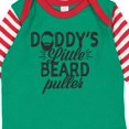 thumbnail image 4 of Inktastic Daddys Little Beard Puller Boys or Girls Long Sleeve Baby Bodysuit, 4 of 5