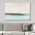 thumbnail image 2 of Canvas Print Wall Art Pastel Green Mountain Ocean Landscape Nature Wilderness Illustrations Minimalism Decorative Elements Farmhouse/Country Multicolor for Living Room, Bedroom, Office - 12"x18", 2 of 5