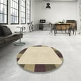 thumbnail image 4 of Ahgly Company Machine Washable Indoor Rectangle Transitional Golden Blonde Gold Area Rugs, 2' x 3', 4 of 7