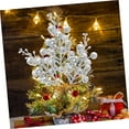 thumbnail image 3 of 20 Pcs Christmas Glitter Spray Berry Stems, Artificial Christmas Tree Picks Berry Stem Foam Christmas Tree Ornaments for Home Party Table Gift Indoor Decor (Silver), 3 of 9