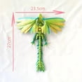 thumbnail image 3 of Dynamic Crystal Dragon 3D Printed Articulated Dragon,Laser Red, 3 of 5