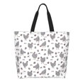 thumbnail image 1 of Balery Funny Chicken Bolsa Tote Estilo Estético con Cremalleras, Bolsa de Hombro, Bolsa de Compras Grande y Plegable, 1 of 8