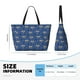 thumbnail image 4 of Fotbe Raccoon blue point Bolsa de Viaje para Playa - Resistente al Agua, Bolsa Tote de Gran Capacidad y Ligera con 7 Bolsillos para Mujeres y Hombres, 4 of 7