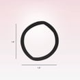 thumbnail image 3 of Scunci No Damage Hosiery Ponytail Hair Ties, Black, 20 Count, 3 of 8