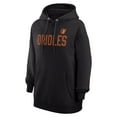 thumbnail image 2 of Women's G-III 4Her by Carl Banks  Black Baltimore Orioles Dot Print Pullover Hoodie, 2 of 3