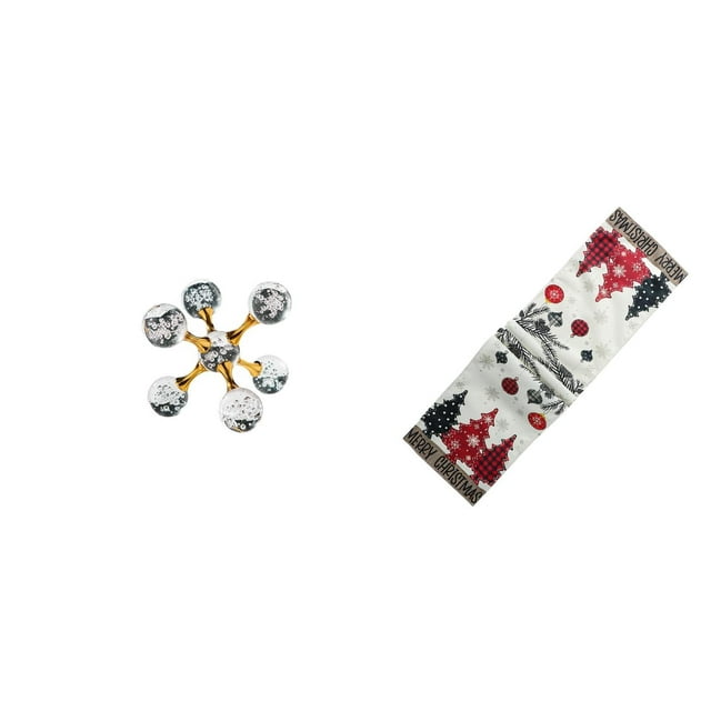 Figura de escritorio,Figura esférica para escritorio,oficina o decoración del hogar,Estante decorativo de escritorio con figuritas para decoración del hogar,Camino de mesa navideño,Camino