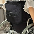 thumbnail image 5 of tzyudk Wheelchair Backpack For Back Of Chair - Wheelchair Bag For Wheelchair Accessories For Adults Wheel Chair Caddy Made Of Cloth Affordable Useful Black Oxford cloth, 5 of 6