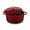 Burgundy (4.4 Qt), variant on Frieling Küchenprofi Provence Dutch Oven, 4.4 Quart Enameled Cast Iron Cookware - 9.5" Covered Pot for Braising, Baking, Roasting & Stews - Induction Ready Casserole with Steel Knob (Jade)
