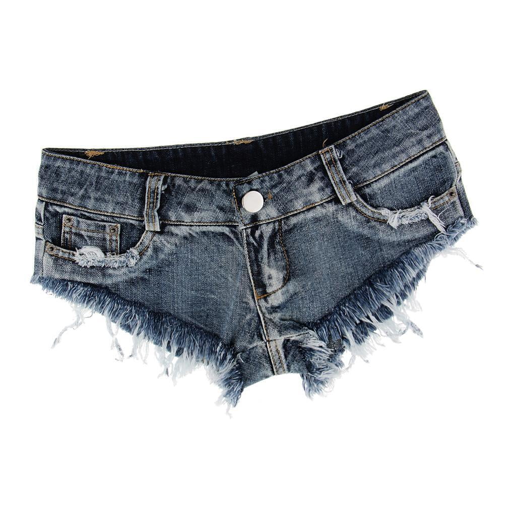 Jeans shorts low waist sale