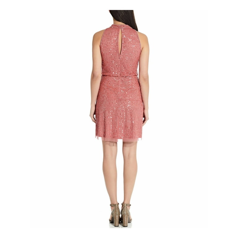 Adrianna papell coral dress deals