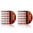thumbnail image 1 of Paquete de 2 peines de dientes anchos de acetato hechos a mano para cabello rizado - Peines desenredantes profesionales para cabello húmedo y seco, ideales para todas las longitudes - Material ecológi, 1 of 5