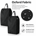 thumbnail image 4 of QXWPBV Shoe Bags for Travel, Water-Resistant Oxford Fabric, Black, 12 Pack, 4 of 9