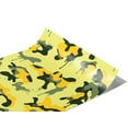 thumbnail image 2 of Rwraps Yellow Camouflage Lemon Graffiti Matte Vinyl Film Wrap 59in x 4ft Vinyl Vehicle Car Film, 2 of 9