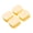 Yellow, variant on AOOOWER 4 Pieces Kitchen Storage preferences Having Customizable Partitions For Snacks And Fruits