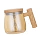 thumbnail image 5 of Taza agitadora automática, taza mezcladora automática de vidrio portátil de 400ml, taza mezcladora automática para café/leche/proteína en polvo, taza champán Macarena Taza mezcladora eléctrica, 5 of 8