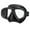 Black/Black, variant on TUSA Freedom Ceos Scuba, Snorkel Mask with Freedom Fit Technology (Black Silicone/Yellow)