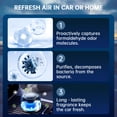 thumbnail image 5 of Car aromatherapy machine, car air freshener, 360 ° panoramic dynamic waterfall scenery, automatic on/off, long-lasting battery, three color night light, suitable for birthdays, anniversaries, Mother', 5 of 7