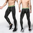 thumbnail image 2 of IWRICH Men's Tight Sportswear Gym Workout Running Leggings Camo Sports Workout Pants 04-Green XL, 2 of 8