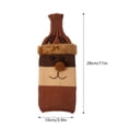 thumbnail image 3 of Wine Bottle Bags,Christmas Wine Bottle Cover Christmas Sweater Wine Bottle Bags For Christmas Decorations Santa Clause Snowman & Reindeers Drawstring Wine Gift Bags Christmas Decor Gift, 3 of 8