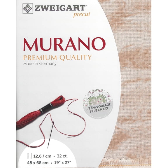 Precut Zweigart Murano Vintage 32 count Country Wood 3984/3219