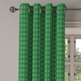 thumbnail image 2 of Ambesonne Irish Grommet Curtain, Vintage Argyle Tartan, 50" x 120", Green Dark Green White, 2 of 6