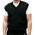thumbnail image 2 of Men’s Cotton Traders Windowpane V-Neck Light Sweater Vest Available in 15 Colors, 2 of 13