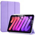 thumbnail image 1 of Funda ProCase Smart para iPad Mini 7.ª y 6.ª generación de 8,3 pulgadas, color morado, 1 of 8